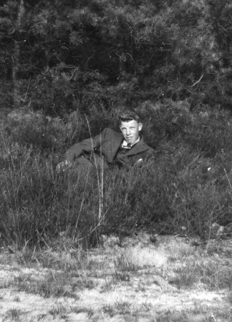 GJM (Sjra) Hamans, bosrand Heibloem (toen